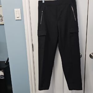 Athleta Ankle Cargo Pant Color Black Size 10
